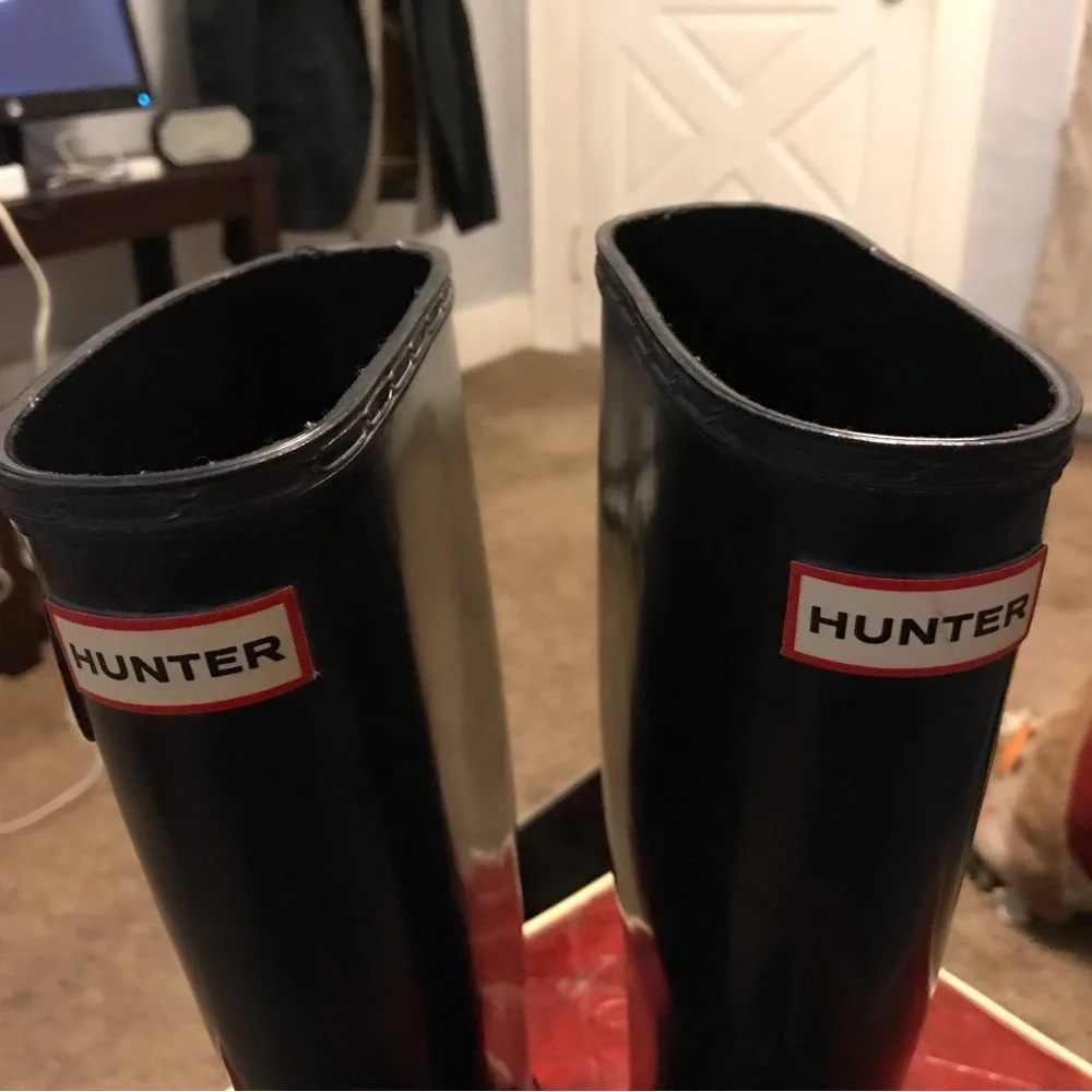 Hunter Unisex Gloss Original Kids Classic Rain Boots